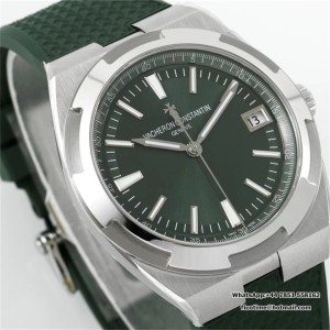 8F A5100 Overseas 4500V 41mm Green Dial Green Rubber Strap - Image 9