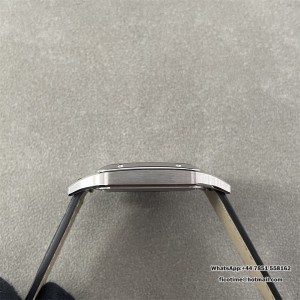 F1F Quartz Santos Dumont 43.5x31.4mm White Dial Black Leather Strap - Image 7