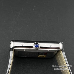 AF MY9015 Tank Solo 41mm White Dial Black Leather strap - Image 4