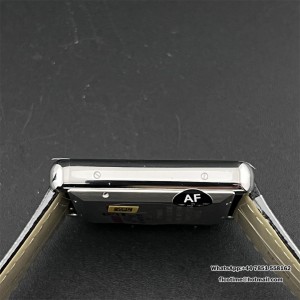 AF MY9015 Tank Solo 41mm White Dial Black Leather strap - Image 5