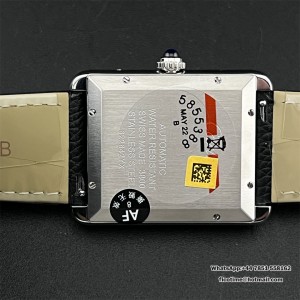 AF MY9015 Tank Solo 41mm White Dial Black Leather strap - Image 9