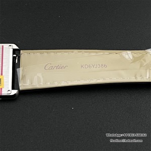 AF Quartz Cartier Tank Solo 24.4mm O SS/LE White Dial - Image 8