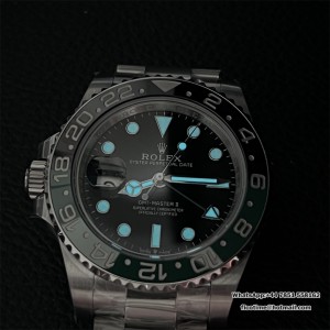 ARF SH3285 GMT Master II 126720 Sprite Oyster Bracelet 40mm Black Dial V2 - Image 9