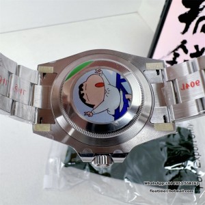 ARF VR3285 GMT Master II 126710 Bruce Wayne Oyster Bracelet 40mm Black Dial - Image 4