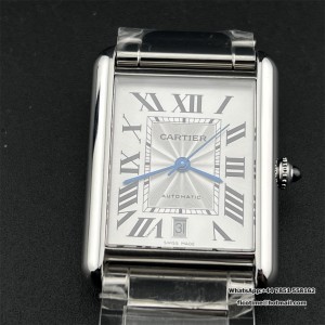 AF MY9015 Tank Must 41mm SS Bracelet Silver Dial - Image 2