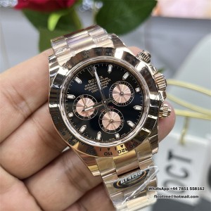 BTF  Daytona 116505 RG Black Subdial 904L SA4130 - Image 3