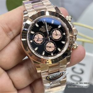 BTF  Daytona 116505 RG Black Subdial 904L SA4130 - Image 4