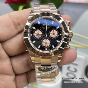 BTF  Daytona 116505 RG Black Subdial 904L SA4130 - Image 7