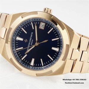 ZF Overseas 4500V 41mm RG Blue Dial RG Bracelet A5100 - Image 8