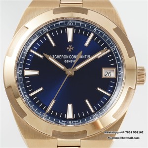 ZF Overseas 4500V 41mm RG Blue Dial RG Bracelet A5100 - Image 9