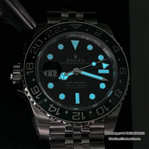 VSF DD3285 GMT Master II 126720 Sprite Jubilee Bracelet 40mm Black Dial - Image 9