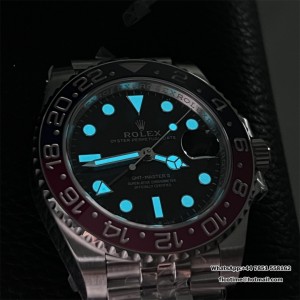 VSF V3 DD3285 GMT Master II 126710 Pepsi Jubilee Bracelet 40mm Black Dial - Image 9