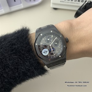 APSF Royal Oak Perpetual Calendar 26579CE Black Ceramic 41mm Black Dial Ceramic Bracelet A5134 V2 - Image 6