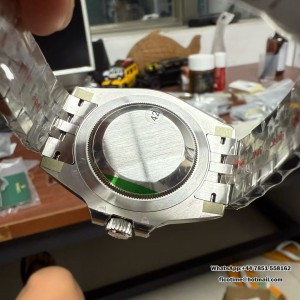 VSF DD3285 GMT Master II 126710 Bruce Wayne 40mm Jub SS Bracelet Black Dial - Image 3