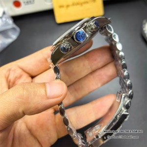 ZF DD7750 Tudor Black Bay Chrono 316L 41mm SS Bracelet White Dial - Image 8