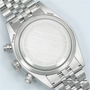 Black Bay Chrono SS ZF 1:1 Tiffany Blue Dial on SS Bracelet A7750 - Image 7