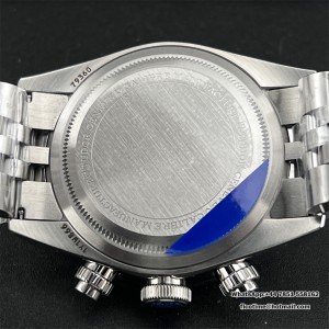 ZF DD7750 Tudor Black Bay Chrono 316L 41mm SS Bracelet Black Dial - Image 8