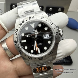 Explorer II 42mm 226570 904L SS QF 1:1 Best Edition Black Dial on Bracelet DD3285 - Image 1