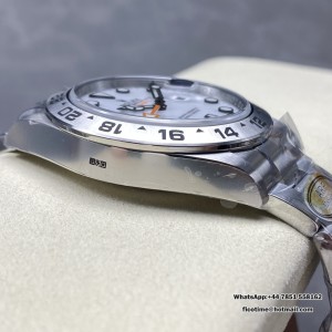 Explorer II 42mm 226570 904L SS ARF 1:1 Best Edition Black Dial on Bracelet SH3285 CHS - Image 9