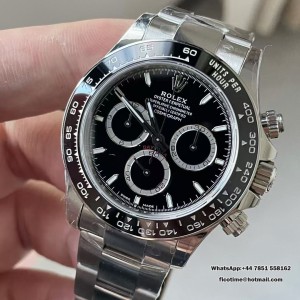 Daytona 126500 40mm VSF 904L Black Dial SS Braclet DD4131 - Image 4