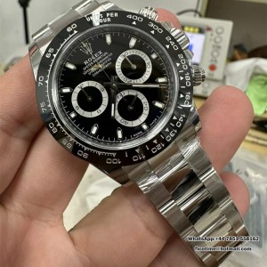 Daytona 116500 VSF 1:1 Best Edition 904L Steel Black Dial on SS Bracelet DD4130 - Image 5