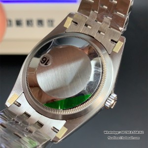 DateJust 36MM 126234 VSF Wimbledon Gray Dial Green Marker Jubilee Bracelet VS3235 - Image 4