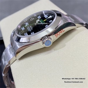 AirKing 126900 40mm GMF Black Dial On SS Bracelet VR3131 - Image 3