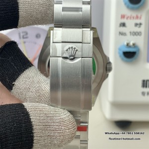 AirKing 126900 904L 40mm VSF Black Dial SS Oyster Bracelet vs3230 - Image 3