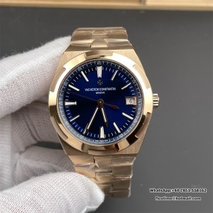 Overseas 4500V 41mm RG ZF Blue Dial RG Bracelet A5100 - Image 1