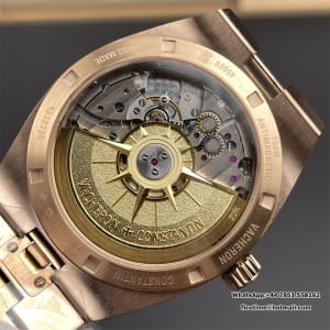 Overseas 4500V 41mm RG ZF Blue Dial RG Bracelet A5100 - Image 5