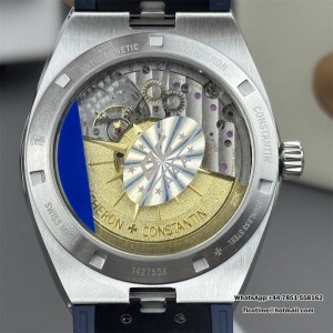 Overseas 4500V 41mm ZF Blue Dial Blue Rubber Strap A5100 - Image 3