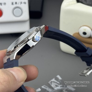 Overseas 4500V 41mm ZF Blue Dial Blue Rubber Strap A5100 - Image 4