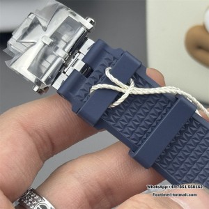 Overseas 4500V 41mm ZF Blue Dial Blue Rubber Strap A5100 - Image 5