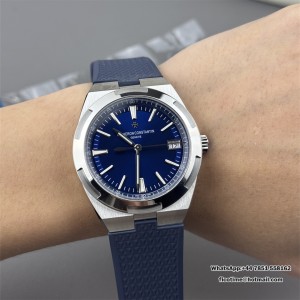 Overseas 4500V 41mm ZF Blue Dial Blue Rubber Strap A5100 - Image 6