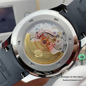 Aquanaut 5167 SS DDF 1:1 Black Dial on Black Rubber Strap DD330 Super Clone - Image 4