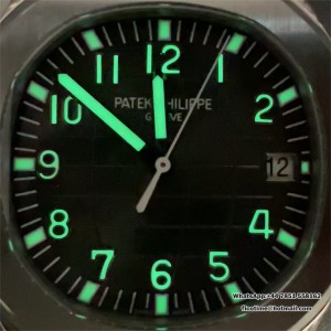 Aquanaut 5167 SS DDF 1:1 Black Dial on Black Rubber Strap DD330 Super Clone - Image 9