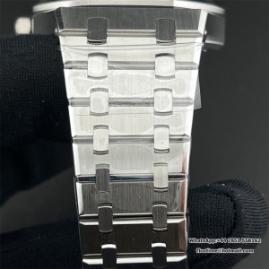 Royal Oak 15510 SS TOP 1:1 Best Edition White Dial on SS Bracelet SA4302 Super Clone - Image 4