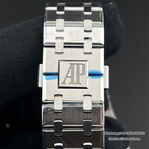 Royal Oak 15510 SS TOP 1:1 Best Edition White Dial on SS Bracelet SA4302 Super Clone - Image 5