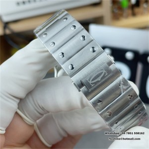 Santos de Cartier XL SS BVF 40MM Green Dial SS Bracelet MIYOTA 9039 - Image 3