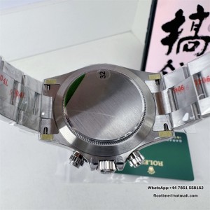 Daytona 116520 VSF 904L SS Case and Bracelet Black Dial DD4130 - Image 2