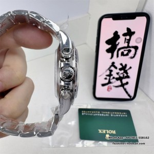 Daytona 116520 VSF 904L SS Case and Bracelet Black Dial DD4130 - Image 3