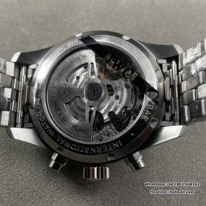 Pilot Chrono IW388113 APSF Black Dial on SS Bracelet SA69385 Super Clone - Image 8