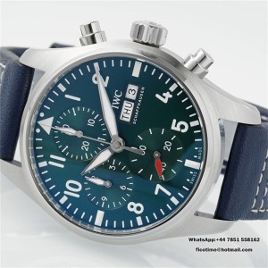 Pilot Chrono IW388113 APSF Black Dial on Leather SA69385 Super Clone - Image 7