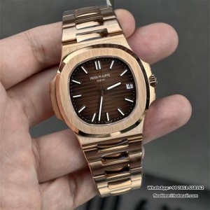 Nautilus 5711 RG DDF 1:1 Best Edition Gray Dial on RG Bracelet DD330 Super Clone (Weighted) - Image 4