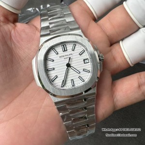 Nautilus 5711 DDF White Dial on SS Bracelet DD324 Super Clone - Image 3