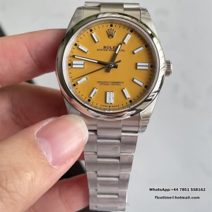 Oyster Perpetual 124300 41mm VF 1:1 Best Edition 904L Steel Yellow Dial DD3230 - Image 1
