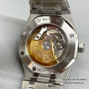 Royal Oak 37mm 15450 SS ZF 1:1 Best Edition Gray Textured Dial on SS Bracelet SA3120 Super Clone - Image 3