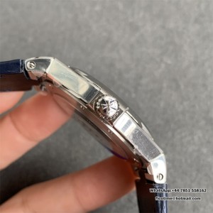 Overseas 47040 42mm SS Leather Blue Dial MKSF MY9019 - Image 5