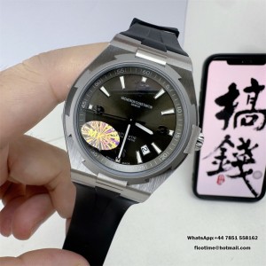 Overseas 47040 42mm SS Leather Grey Dial MKSF MY9019 - Image 4