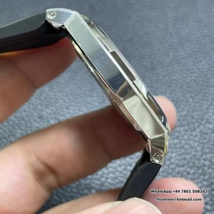 Overseas 47040 42mm SS Rubber Black Dial MKSF MY9019 - Image 5